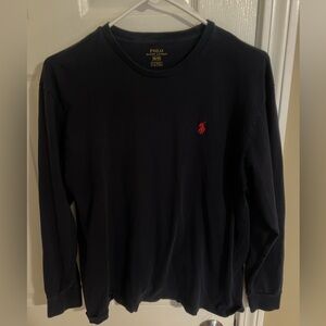 Long sleeve polo shirt
